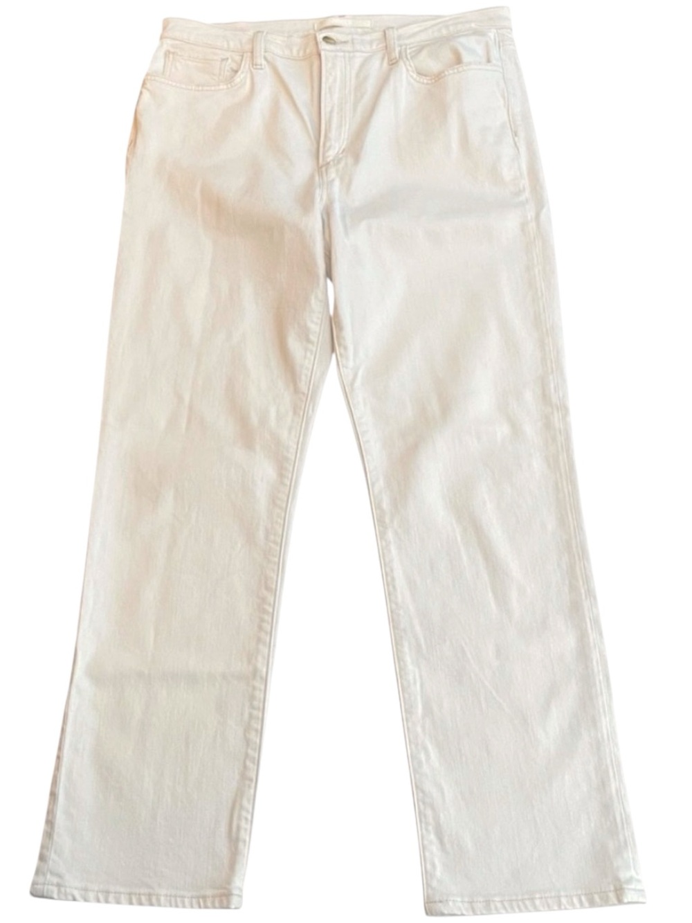 Joe's Jeans Off White The Luna High Rise Cigarette Ankle Jeans (32x29)